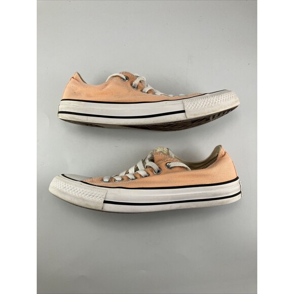 Converse Shoes Mens 5 Womens 7 Chuck Taylor All Star Low Sneakers 155573F Orange - Picture 8 of 9